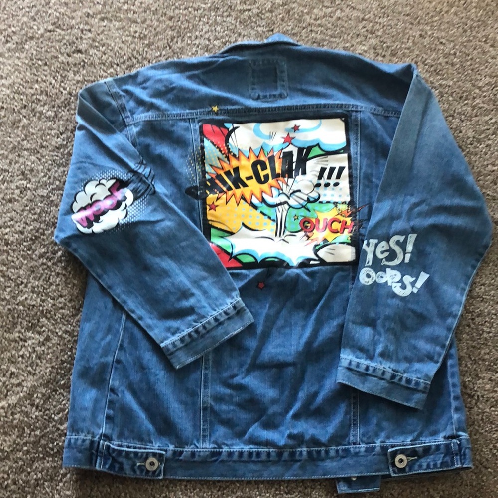 Denim long jacket , fashionista lovers ,brand new